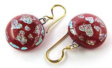 ElfenGlas�-Serie ODETTE - Ohrh�nger - sportlich eleganter Glasschmuck in Juwelier-Qualit�t