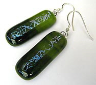 ElfenGlas�-Serie ODETTE - Ohrh�nger - sportlich eleganter Glasschmuck in Juwelier-Qualit�t