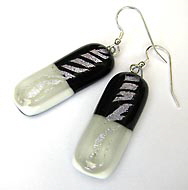 ElfenGlas�-Serie ODETTE - Ohrh�nger - sportlich eleganter Glasschmuck in Juwelier-Qualit�t