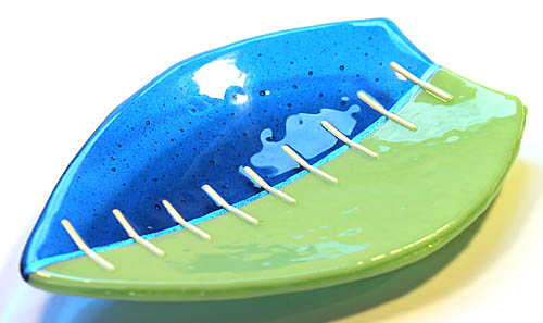 Glasschale Blattform - ElfenGlas� Fusing-Kurs