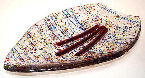 Glasschale Blattform - ElfenGlas� Fusing-Kurs