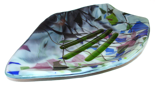 Glasschale Blattform - ElfenGlas� Fusing-Kurs